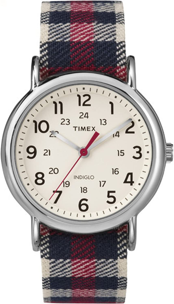 Timex Unisex TW2P89600 Weekender Analog Display Quartz Red Watch