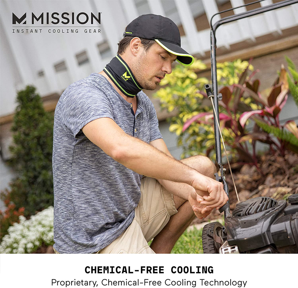 MISSION Cooling Performance Hat- Unisex Baseball Cap, Cools When Wet