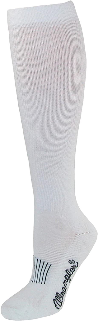 Wrangler Women's Western Seamless Boot Socks, White