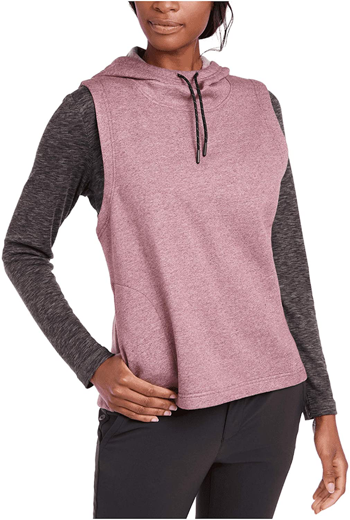 HI-TEC Women's Tarheel Hooded Cold Weather Active Vest, Blackened Pearl, Large