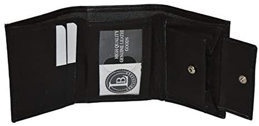 Boys Slim Compact Id and Coin Pocket Trifold Wallet