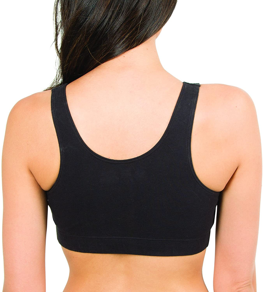 Fruit of the Loom Women's Shirred Front Sport Bra With Removable Pads, 2-Pack