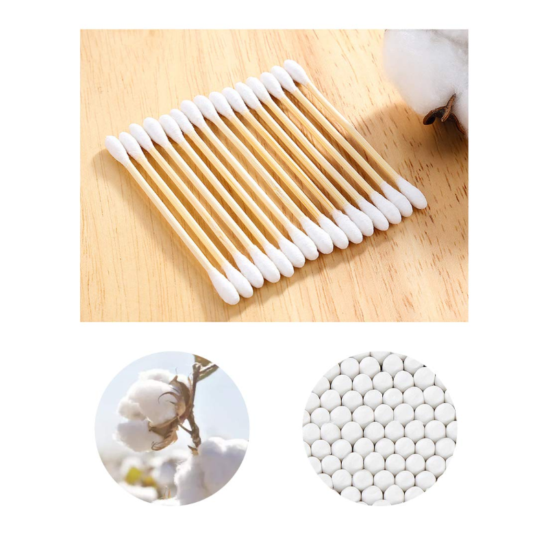 2000ct Cotton Swabs, Double Tipped 100% Cotton Buds