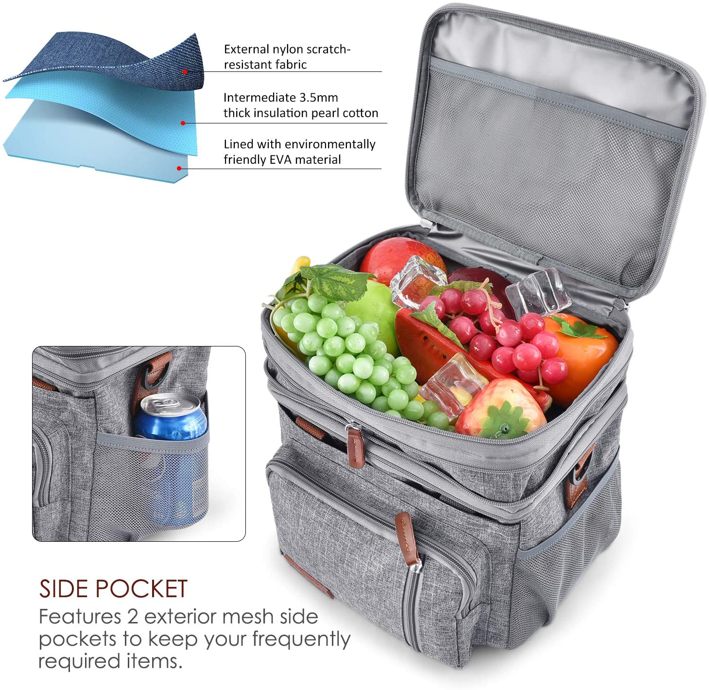 Buy Single Compartment Lunch Bag for USD 10.79