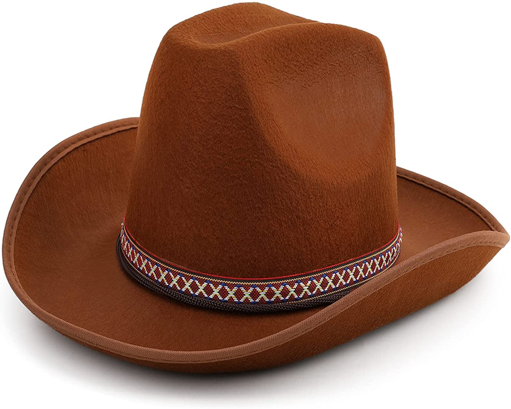 Women's Felt Cowgirl Western Cowboy Hat