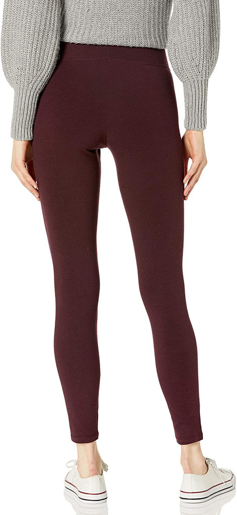 HUE Women's Cotton Ultra Legging with Wide Waistband, Assorted