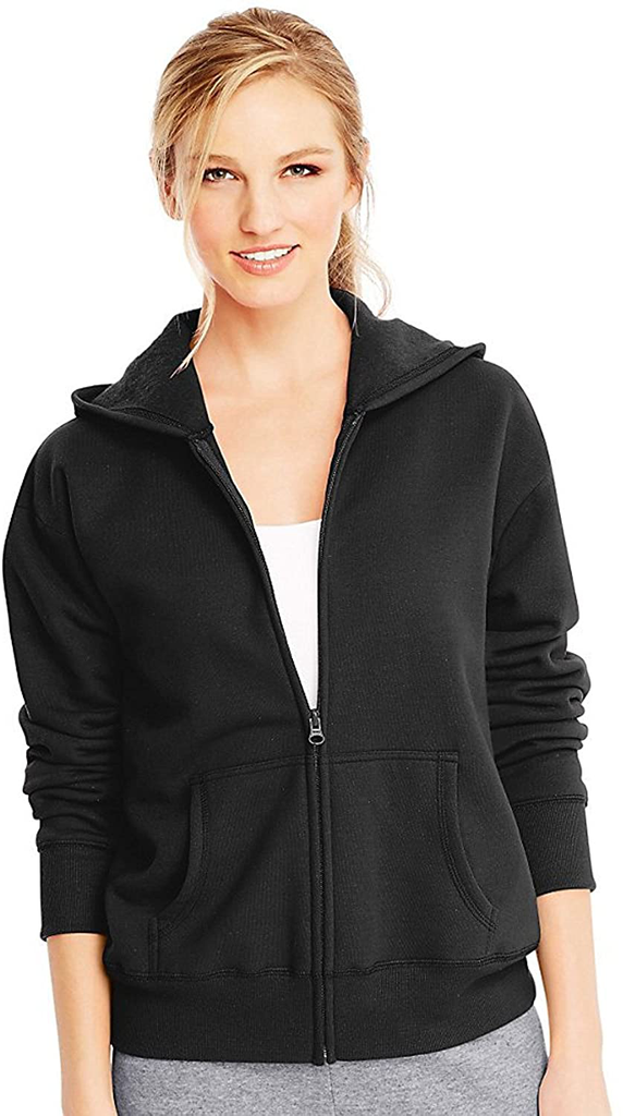 Hanes Women's EcoSmart Full-Zip Hoodie Sweatshirt