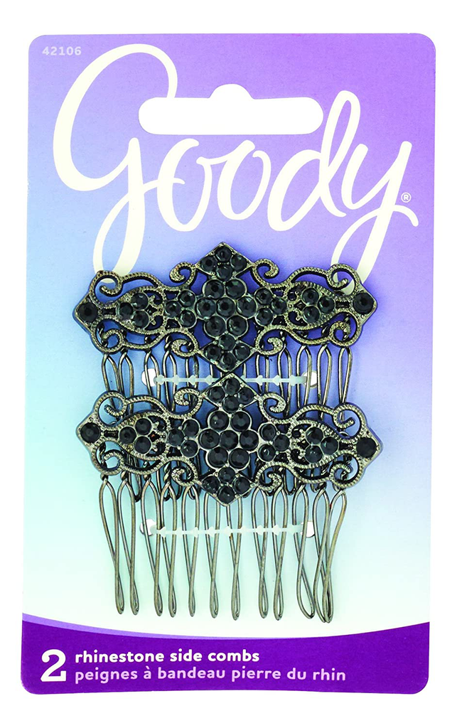 Goody Classics Metal Domed Hair Barrette, 2 Count