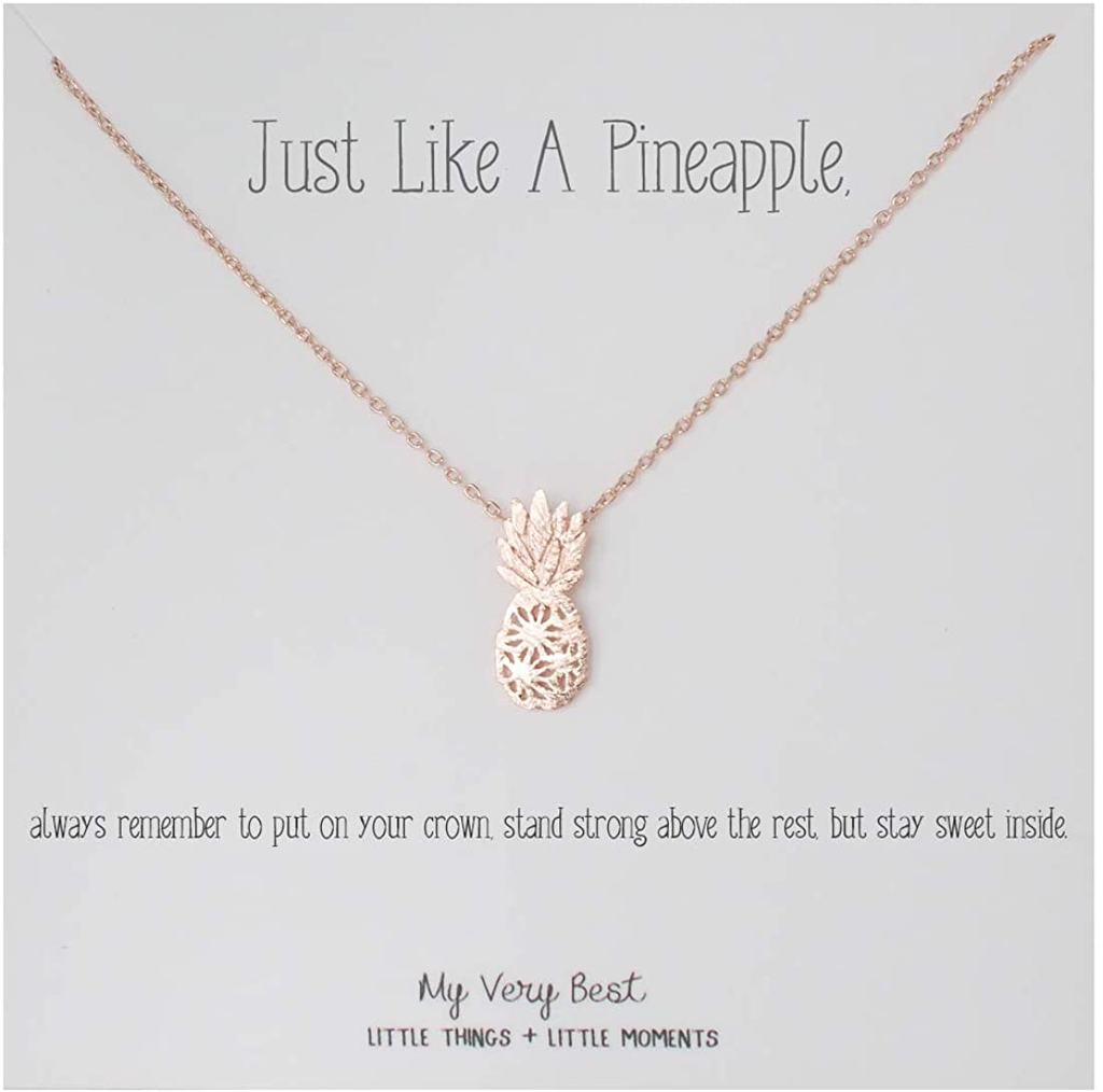 My Very Best Dainty Pineapple Necklace_Just like a Pineapple