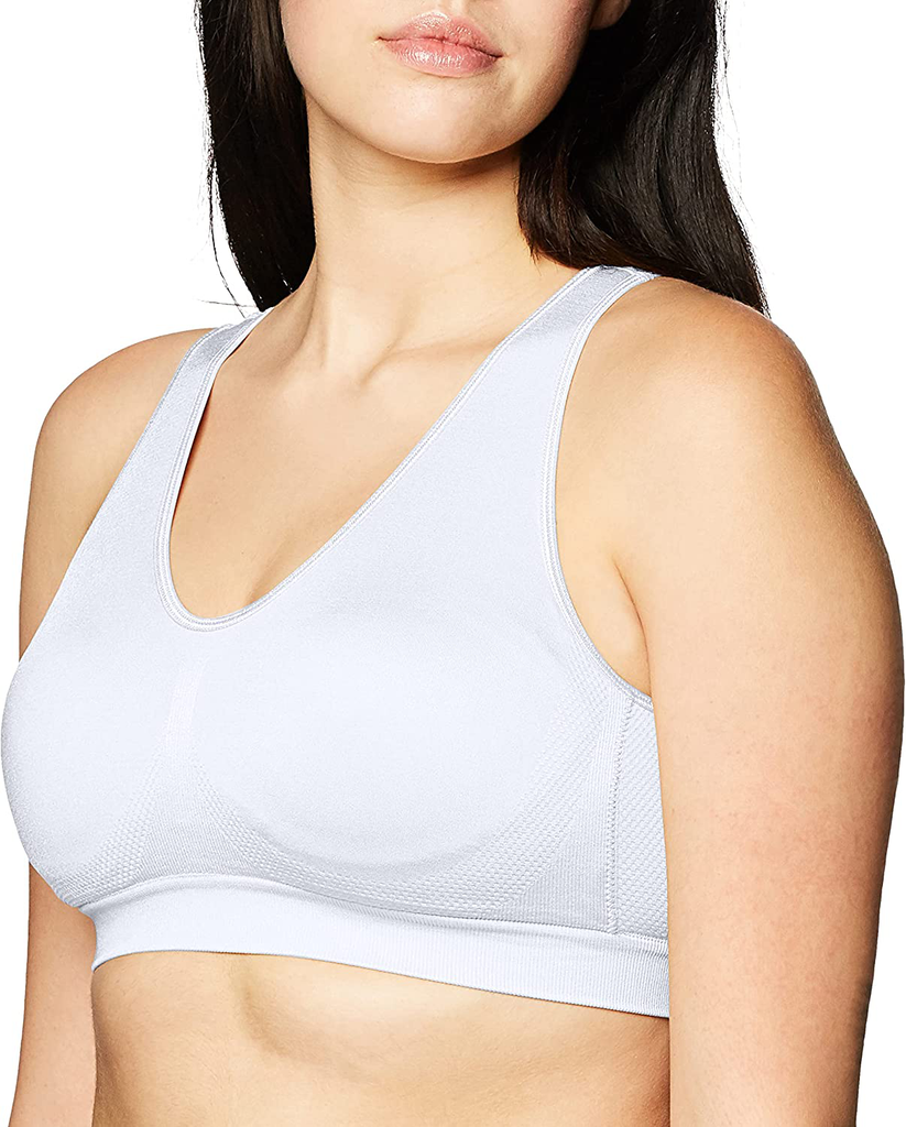 Fruit of the Loom Women's Seamless Pullover Bra With Built-in Cups