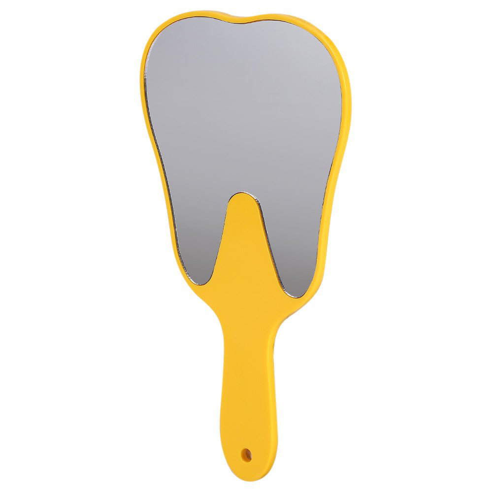 Dental Tools, Mouth Mirror with Magnification Function, Plastic Handle Tooth Dental Care Hand Mirror Tool