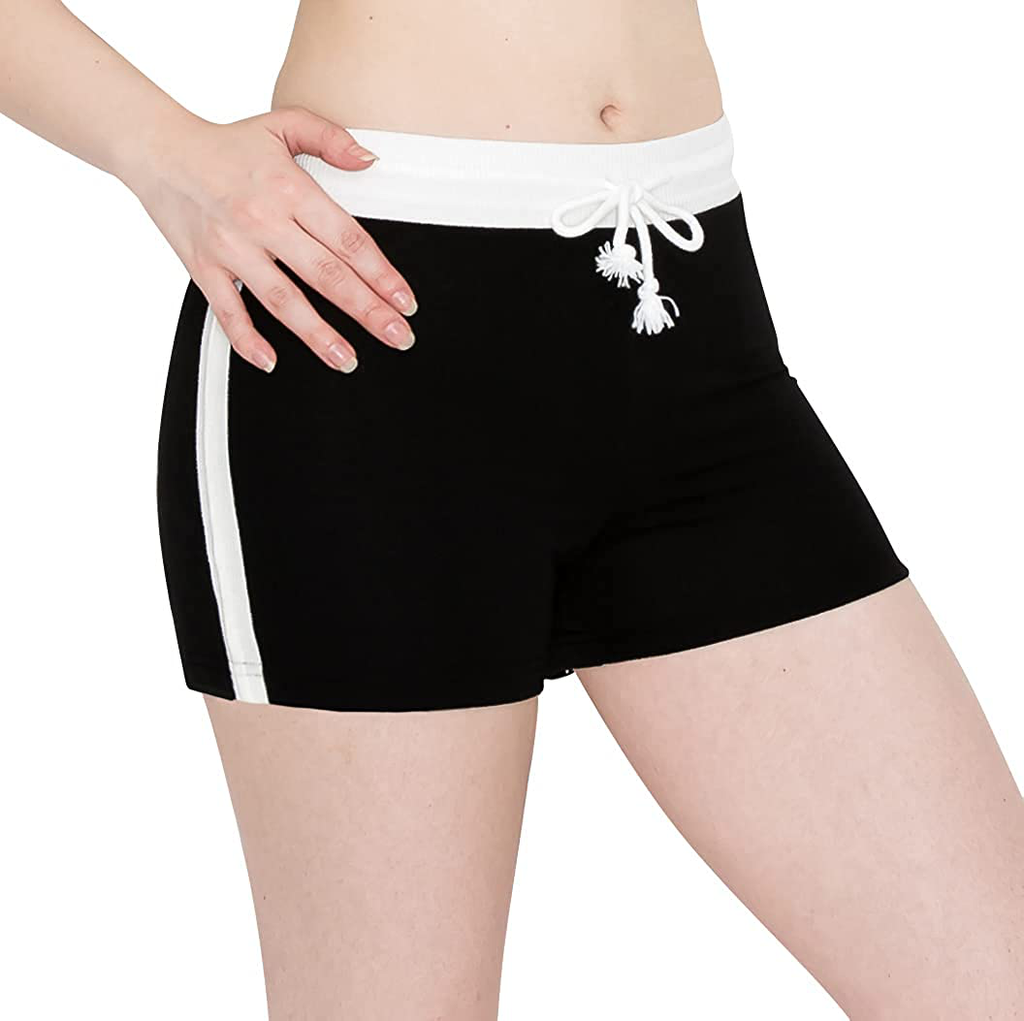 ALWAYS Women Workout Yoga Shorts - Premium Buttery Soft Solid Stretch Cheerleader Running Dance Volleyball Short Pants