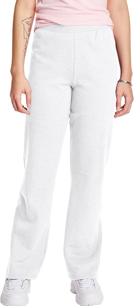 Hanes Women's EcoSmart Open Bottom Leg Sweatpants