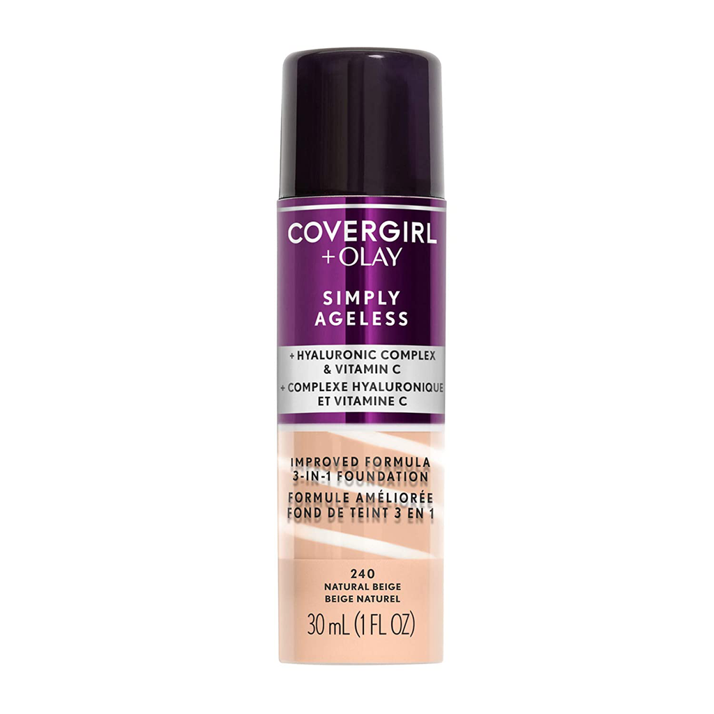 Covergirl + Olay Simply Ageless 3-In-1 Liquid Foundation, Creamy Natural