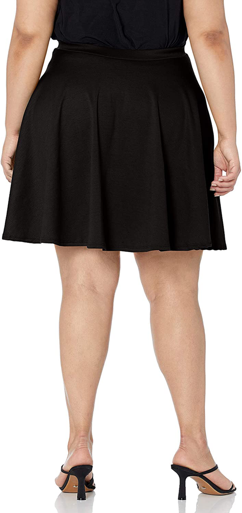 Star Vixen Women's Plus-Size Short Skater Skirt