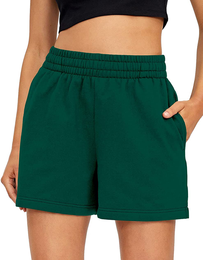 AUTOMET Womens Shorts Casual Summer Drawstring Comfy Sweat Shorts