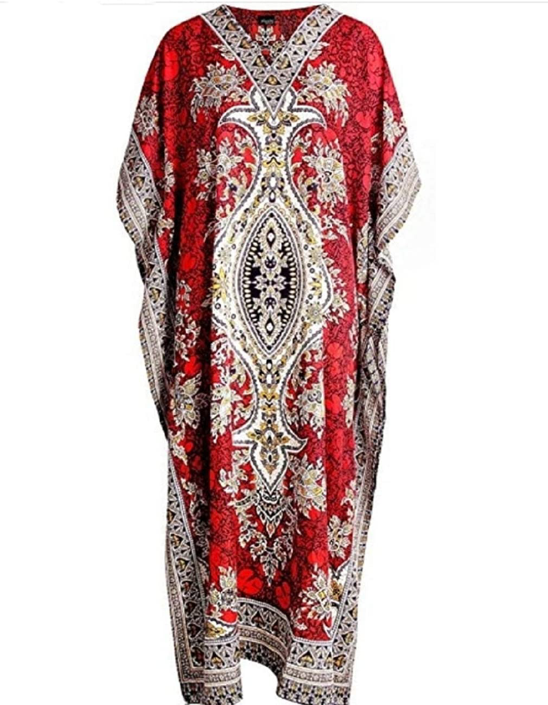 Art Of Creation Ladies Long Kaftans Kimono Maxi Style Dresses Women in Regular to Plus Size Cover up