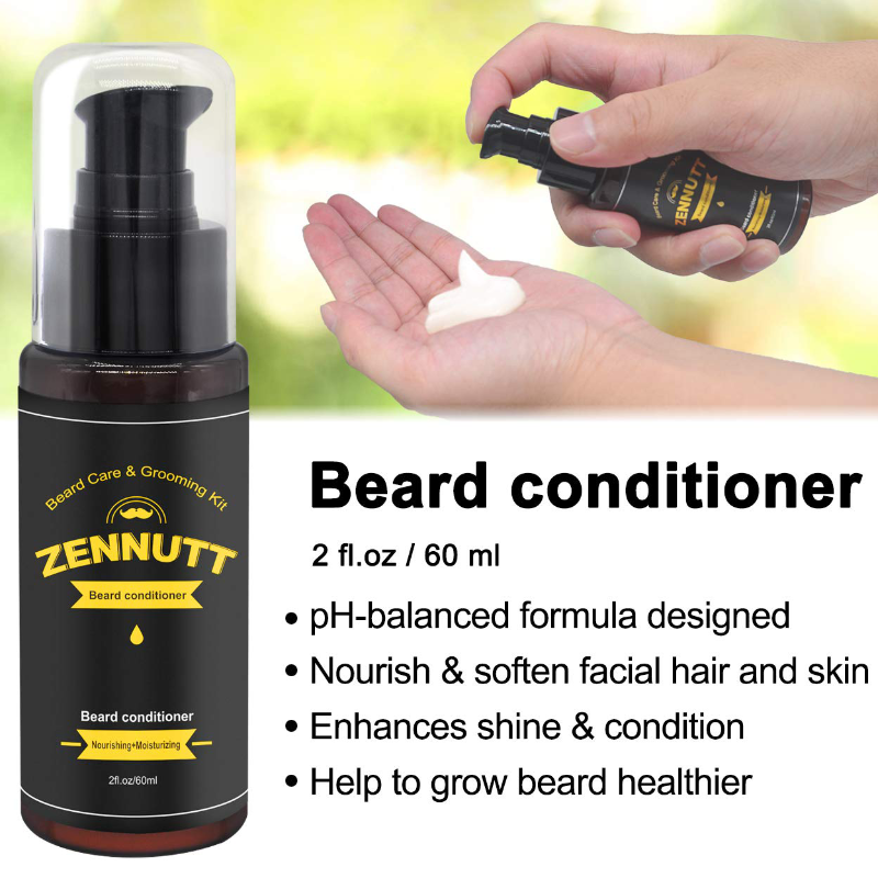 Men's Beard Growth Grooming Kit Gift Set 