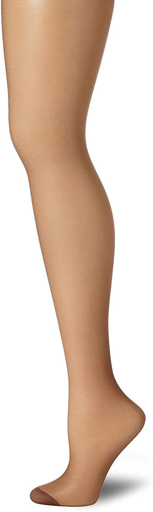 Hanes Women's Control Top Reinforced Toe Silk Reflections Panty Hose