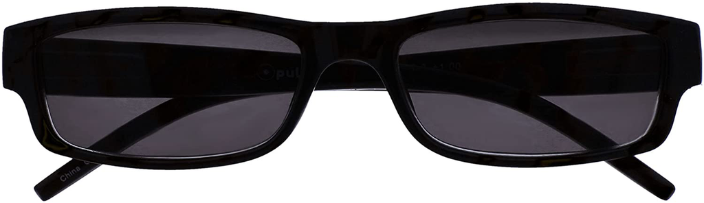 The Reading Glasses Company Black Lightweight Sun Readers UV400 Mens Womens S32-1 +2.00