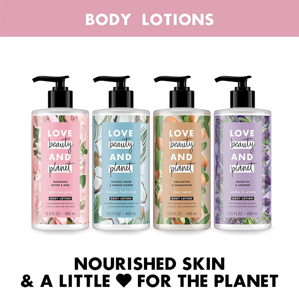 Love Beauty & Planet Body Lotion Delicious Glow 13.5 Oz