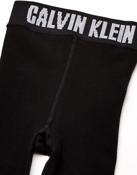 Calvin Klein Women's Tights – Combed Cotton Black Footless