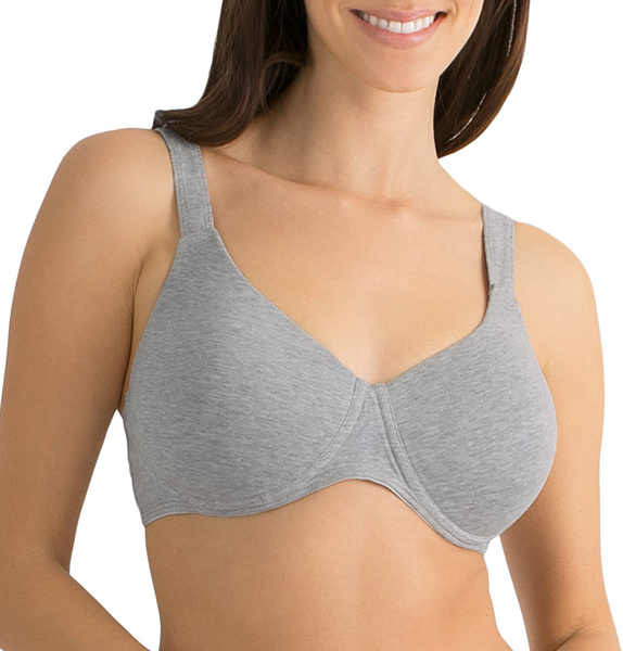 Buy Fruit of the Loom Women's Seamed Soft Cup Bra, Sand, 40D at