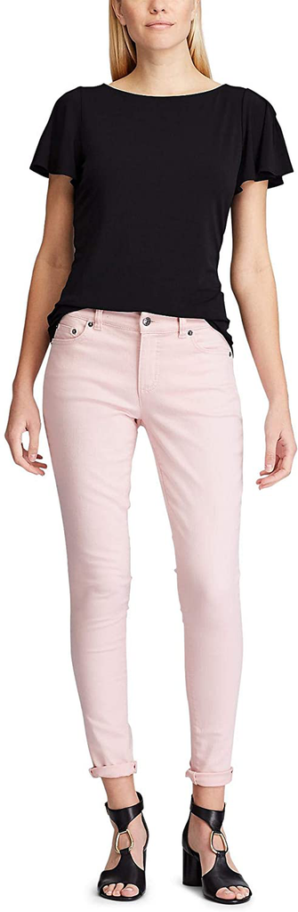 Chaps Women's Premium Stretch Comfort Skinny Fit Ankle Length Pants