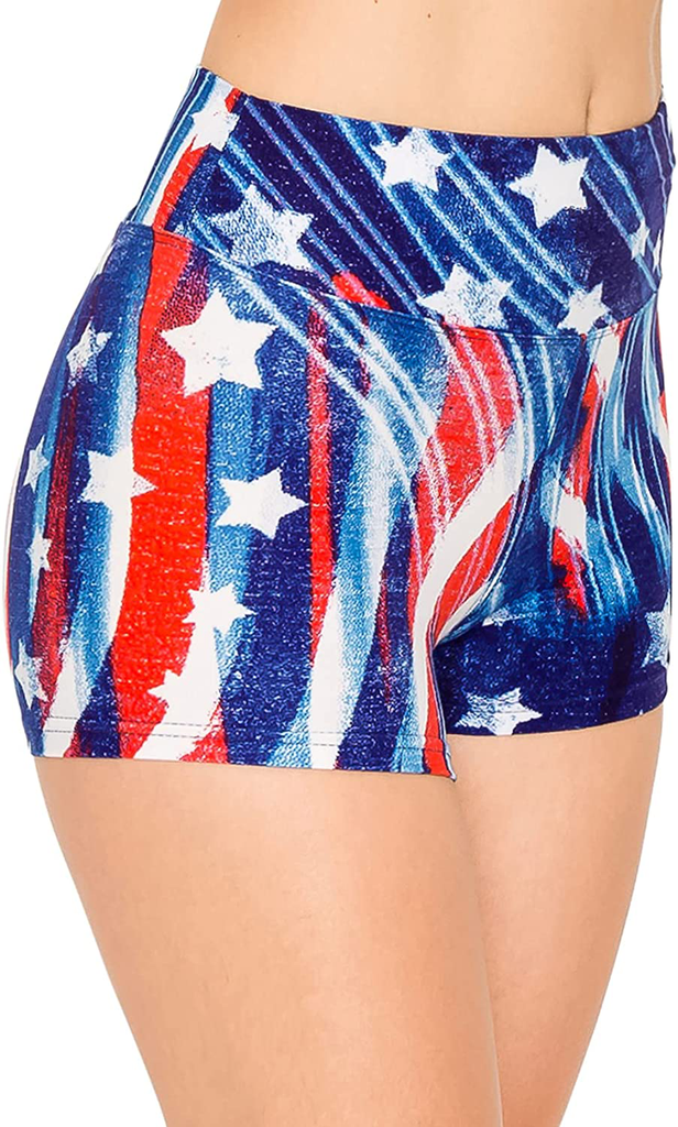 ALWAYS Women Workout Yoga Shorts - Premium Buttery Soft Solid Stretch Cheerleader Running Dance Volleyball Short Pants