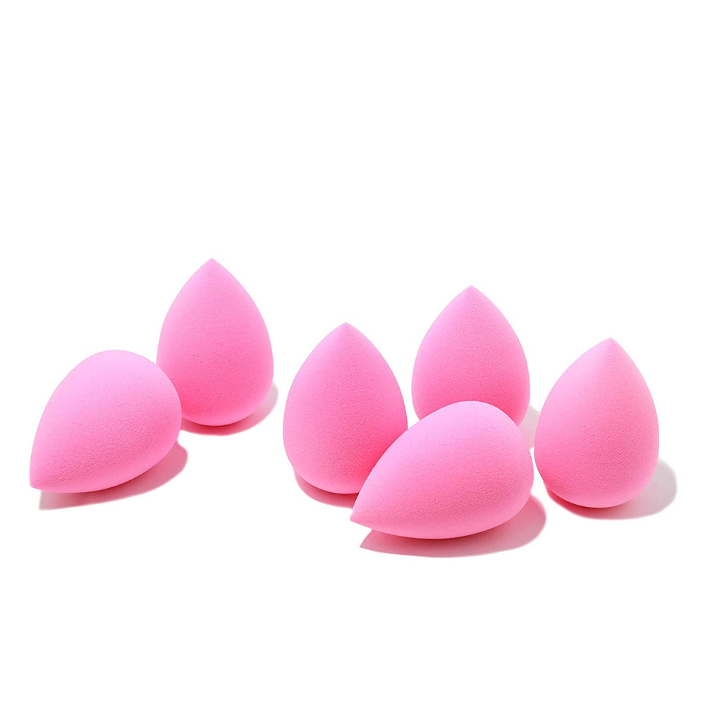 Set of6 Makeup Sponge Set Makeup Blender Latex Free and High-Definition