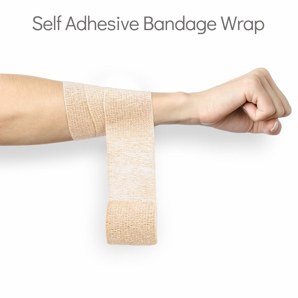12 Pack Adhesive Bandages, Athletic Tape 2 Inches x 5 Yards, Sports Tape, Breathable, & Waterproof