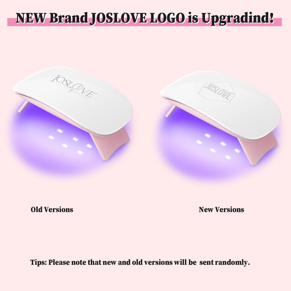 Mini UV LED Nail Lamp Portable Gel Light Mouse Shape Pocket Size Nail Dryer with USB for All Gel Polish Poly Extension