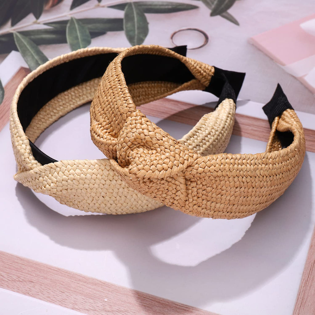  3Pack Rattan Headbands