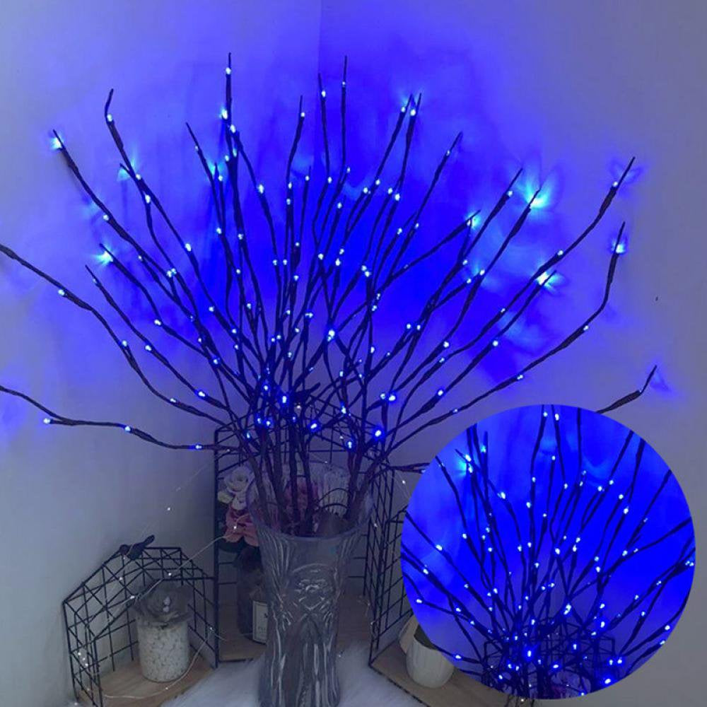 5 Pcs Set Illuminated Branches - Lighted Artificial Branches with 20 Lights - Battery Operated