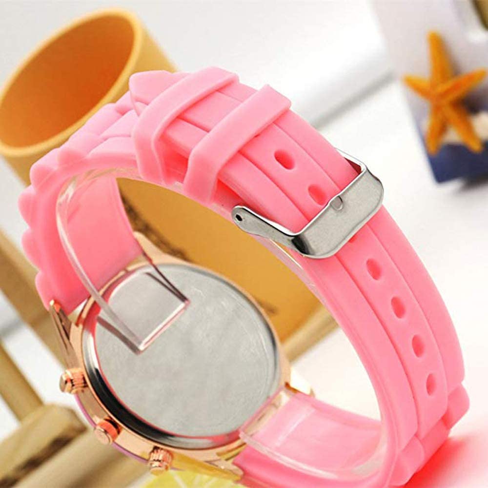 CdyBox Women Men Ladies Fashion Luxury Silicone Quartz Watch Girl Boy Unisex Jelly Wrist Watch