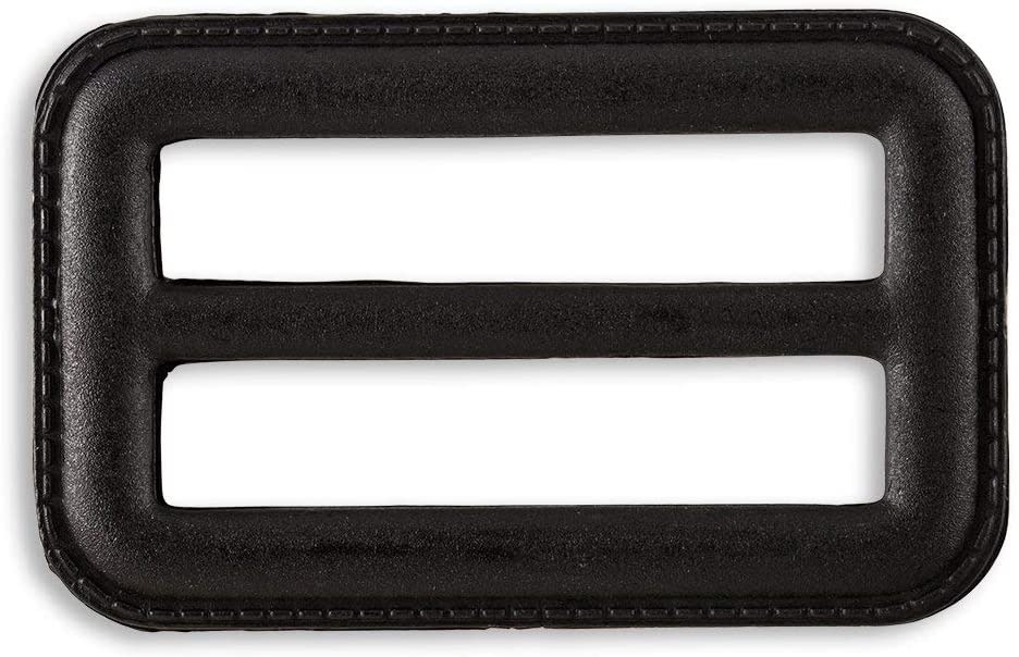 Imitation Leather Belt Buckle 1 1/2" Black for Overcoats and Raincoats