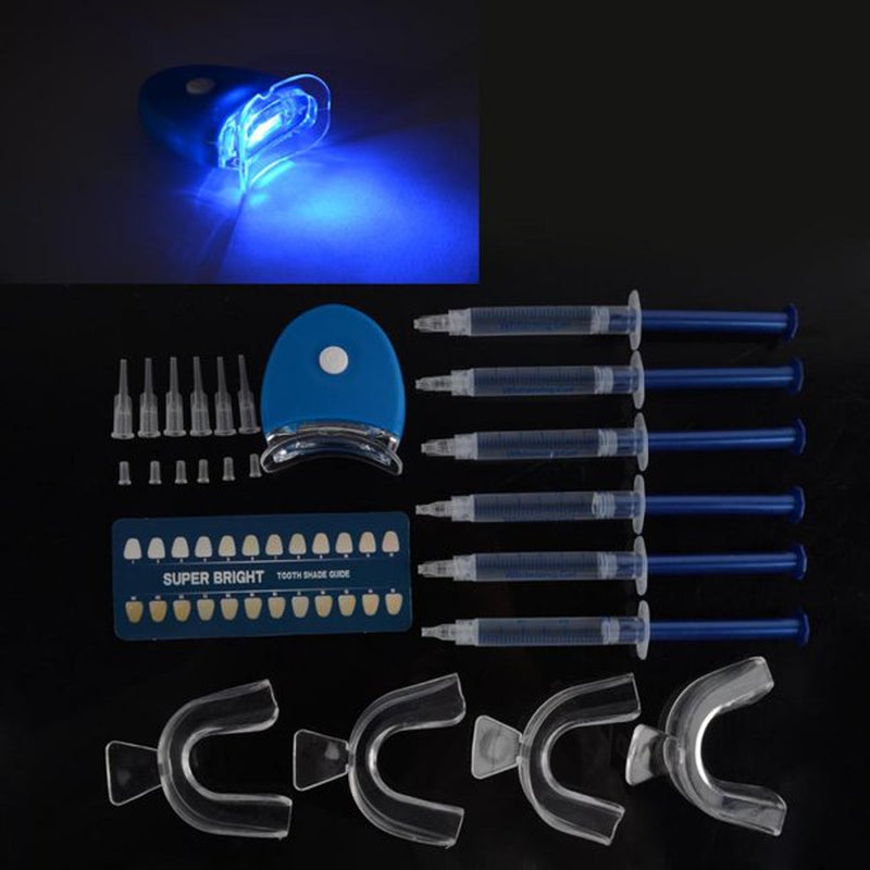  All in One Snow White Teeth Whitening Kit with Glue and Light