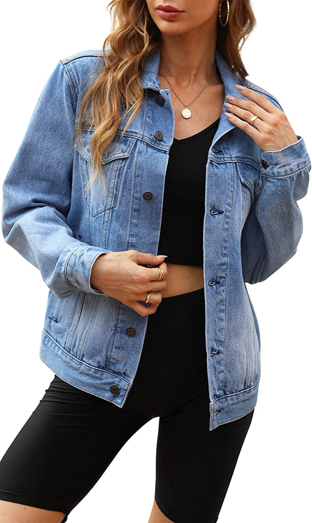 Oversized Boyfriend Denim Jacket 