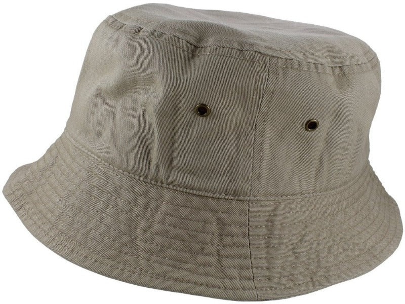 Bucket Hat 100% Cotton Packable Summer Travel Cap