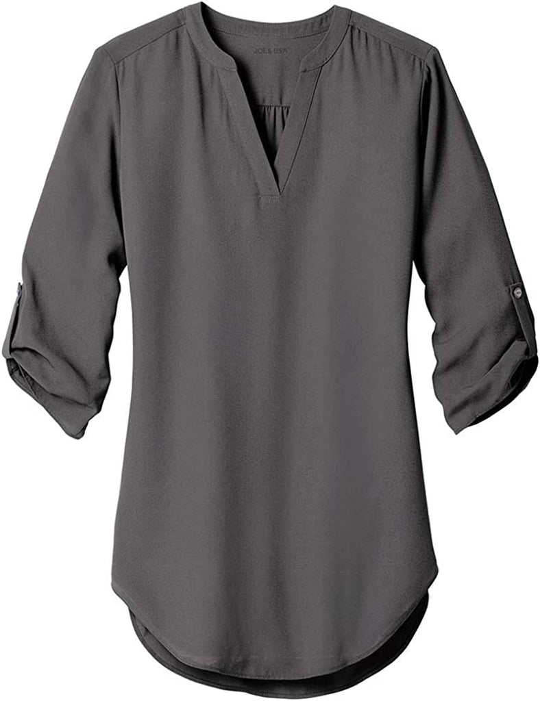 Ladies 3/4 Sleeve Tunic Blouse