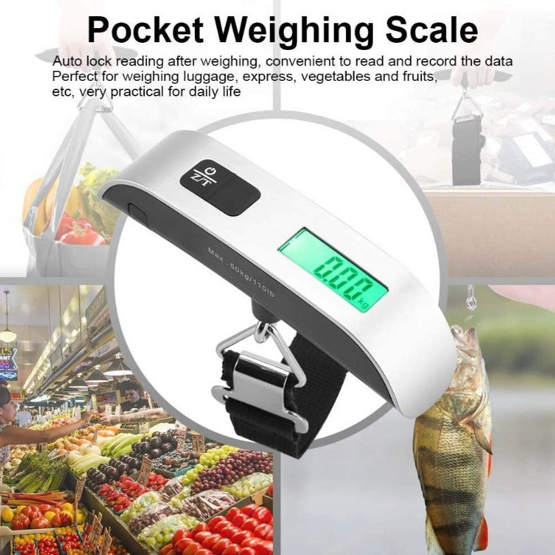 LCD Display Digital Luggage Scale 