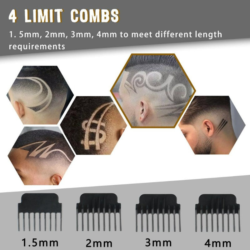 Hair Clippers for Men Cordless Trimmer Haircut Machine Kit