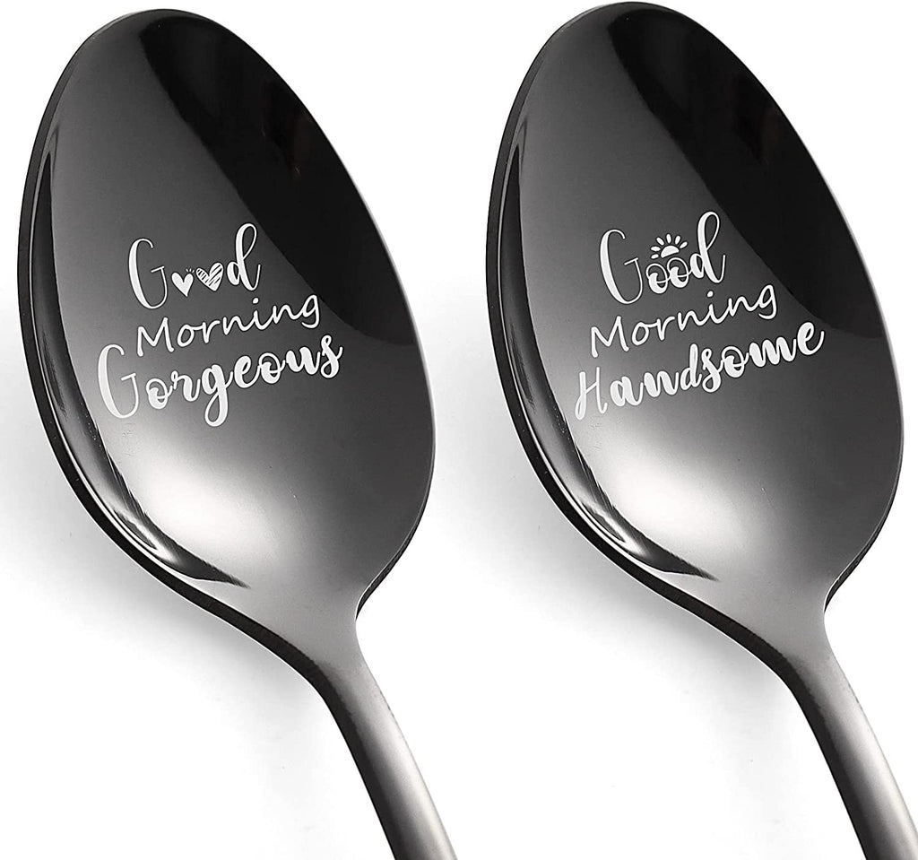 2 Piece His and Hers Ice Cream Spoon