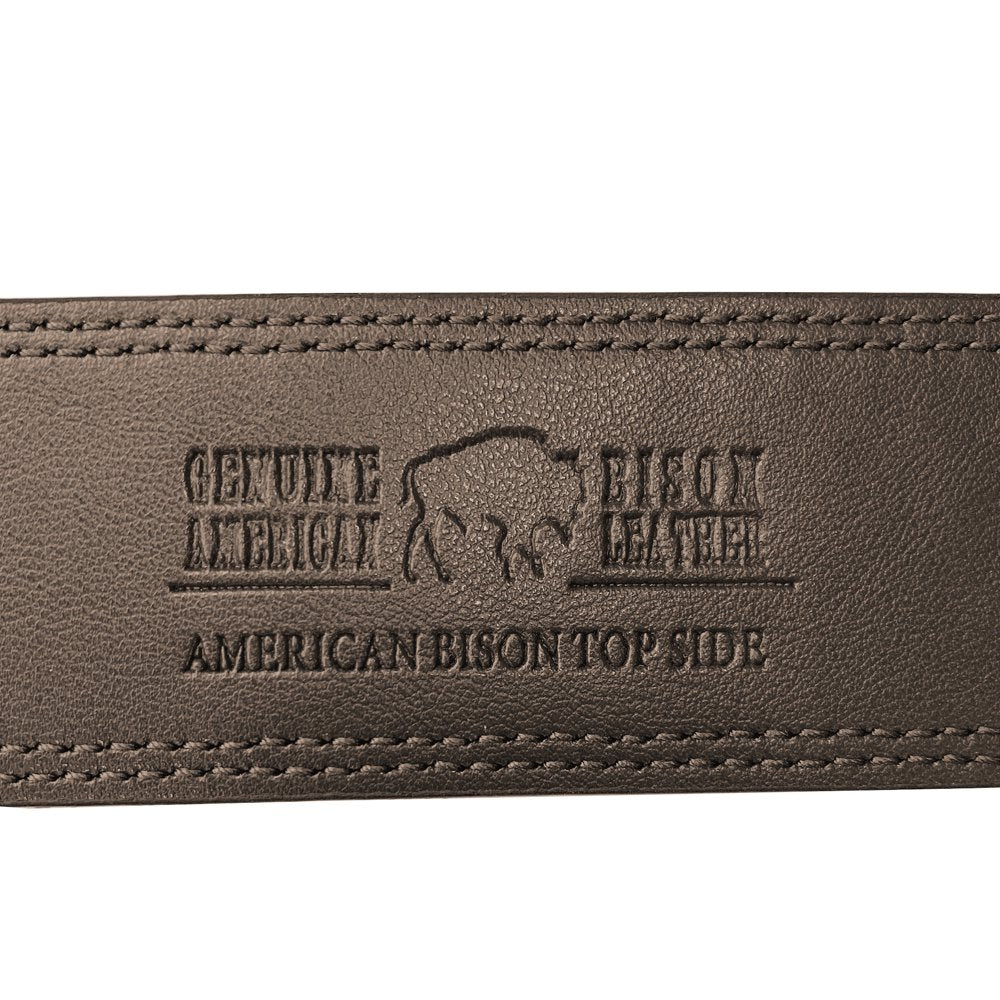 Men's Bison Double Needle Belt