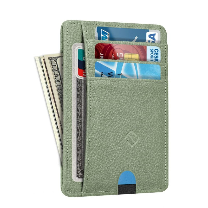 RFID Credit Card Holder Minimalist Card Cases & Money Organizers Front Pocket Wallet for Men & Women