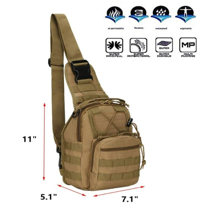 Men's Tactical Sling Chest  Bag 