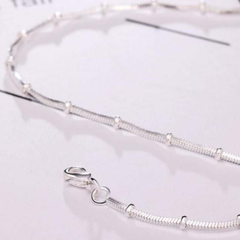 Women's Sterling Silver Snake Chain Necklace