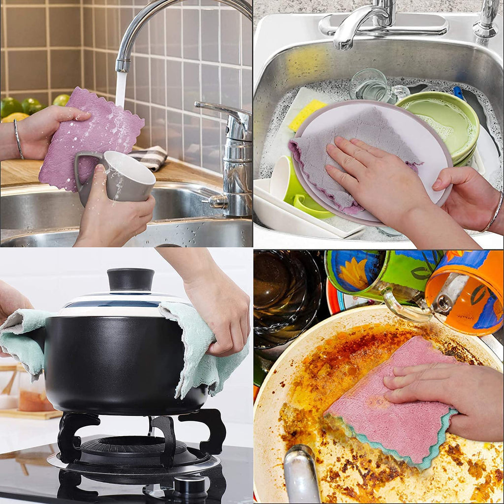 15 Piece Kitchen Washcloths for Dishes 