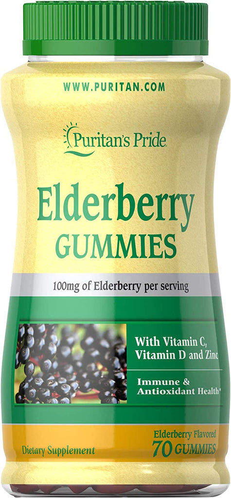 Elderberry Sambucus 1000mg-1250mg, Supports Antioxidant Health