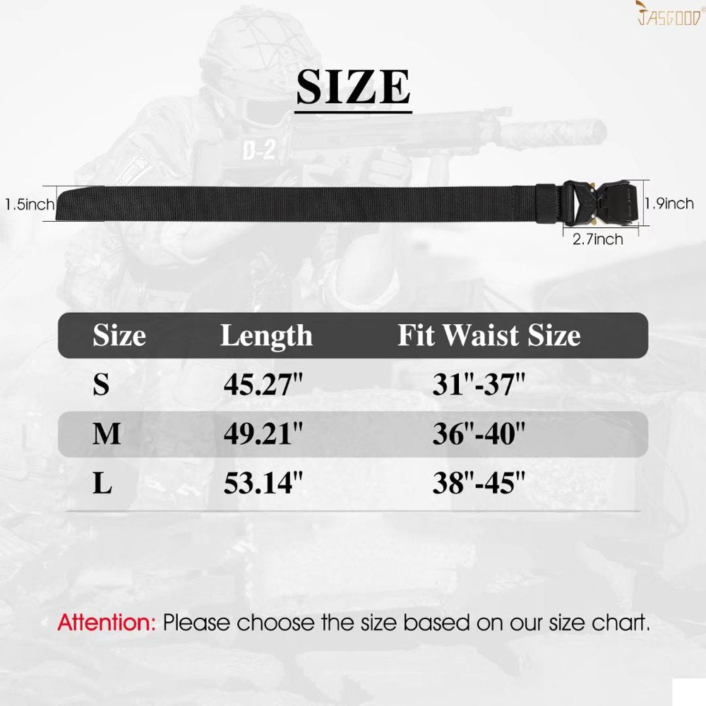 Belts for Men Nylon Belt for Hiking Golf Web Work Belt for Jeans Men'S Black Belt Adjustable Buckle